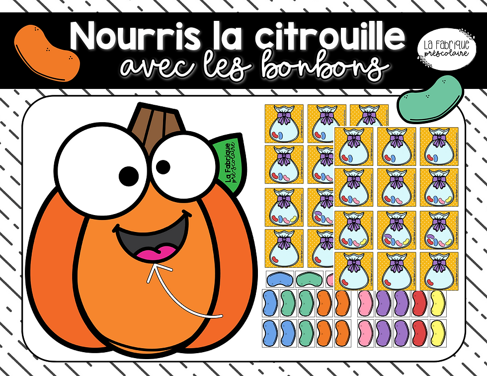 Miniature : Nourris la citrouille avec les bonbons