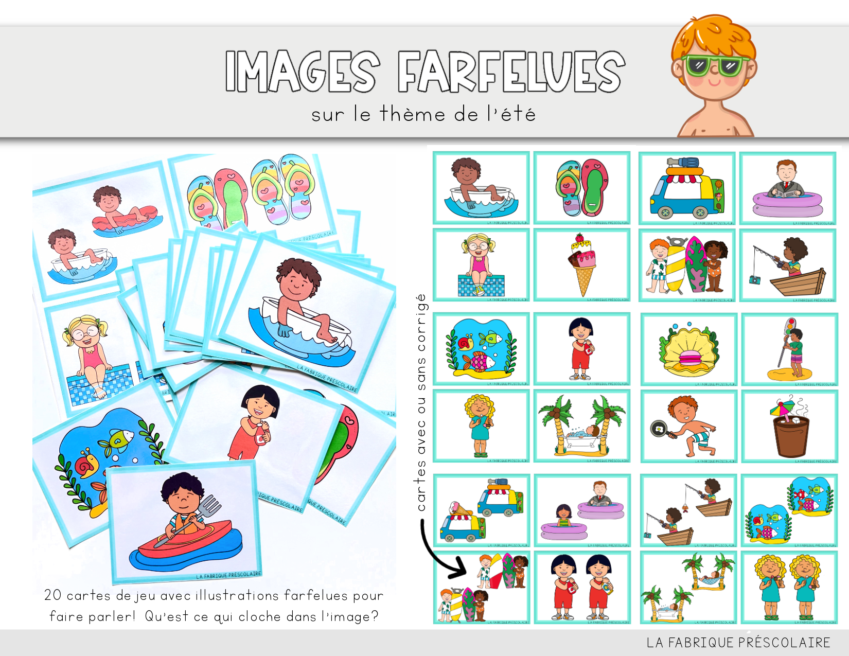 Images farfelues de l'été