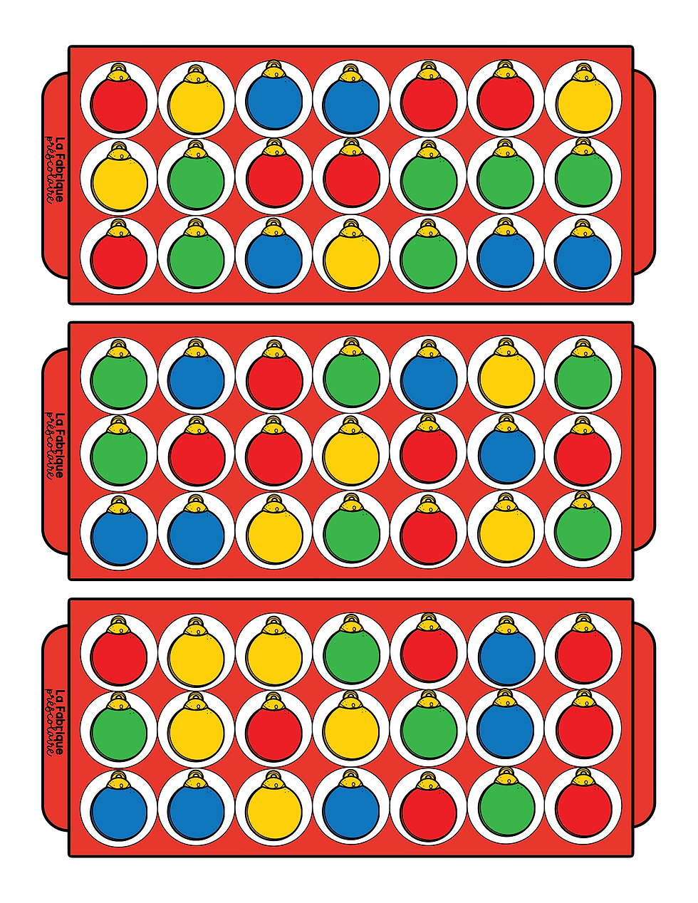 Miniature : Les boules colorées de Noël