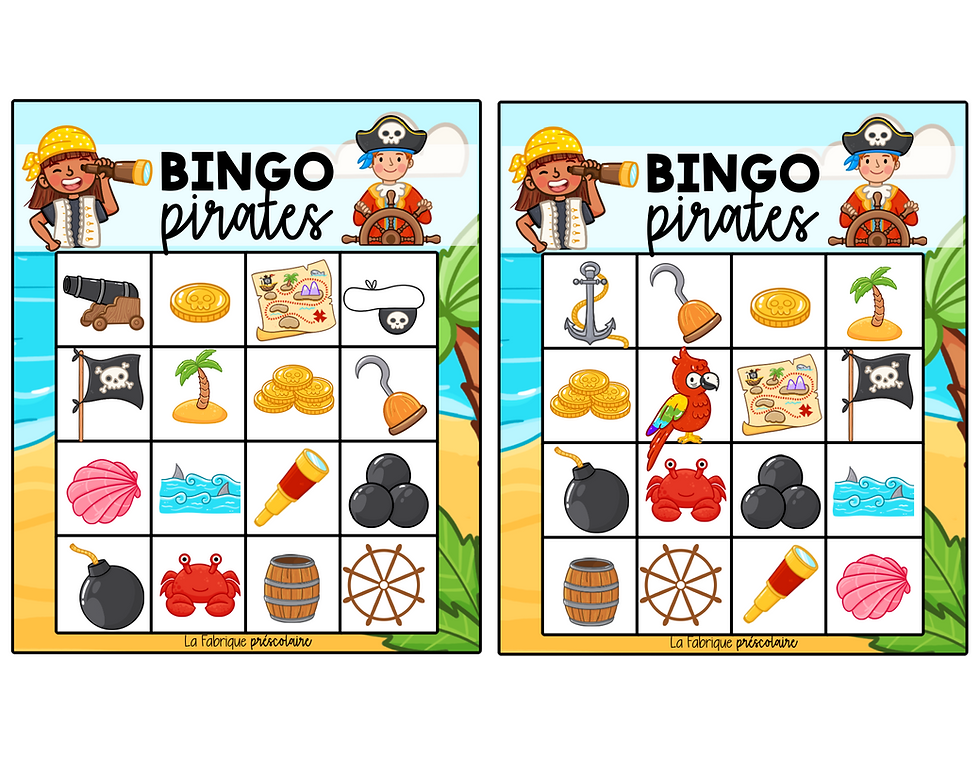 Miniature : Bingo de pirates!