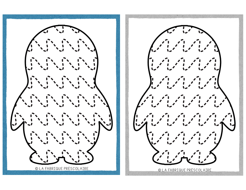 Miniature : Tracés de pingouins