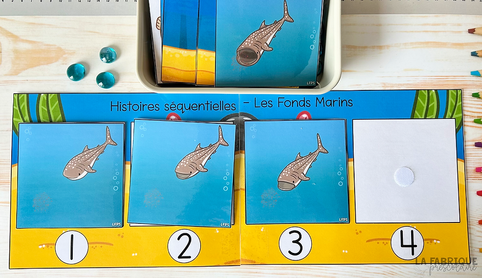 Miniature : ⭐Ensemble d'ateliers - les fonds marins ⭐