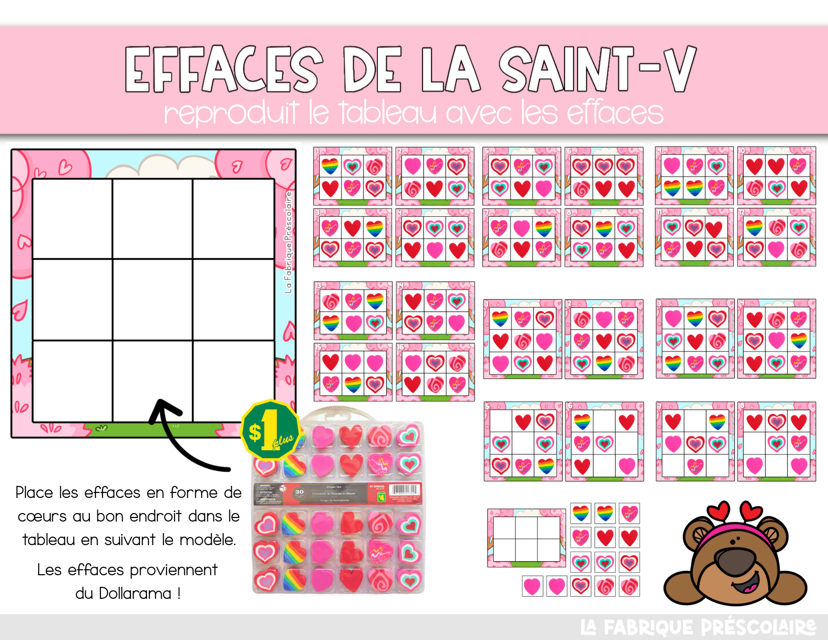 Les effaces de la Saint-Valentin