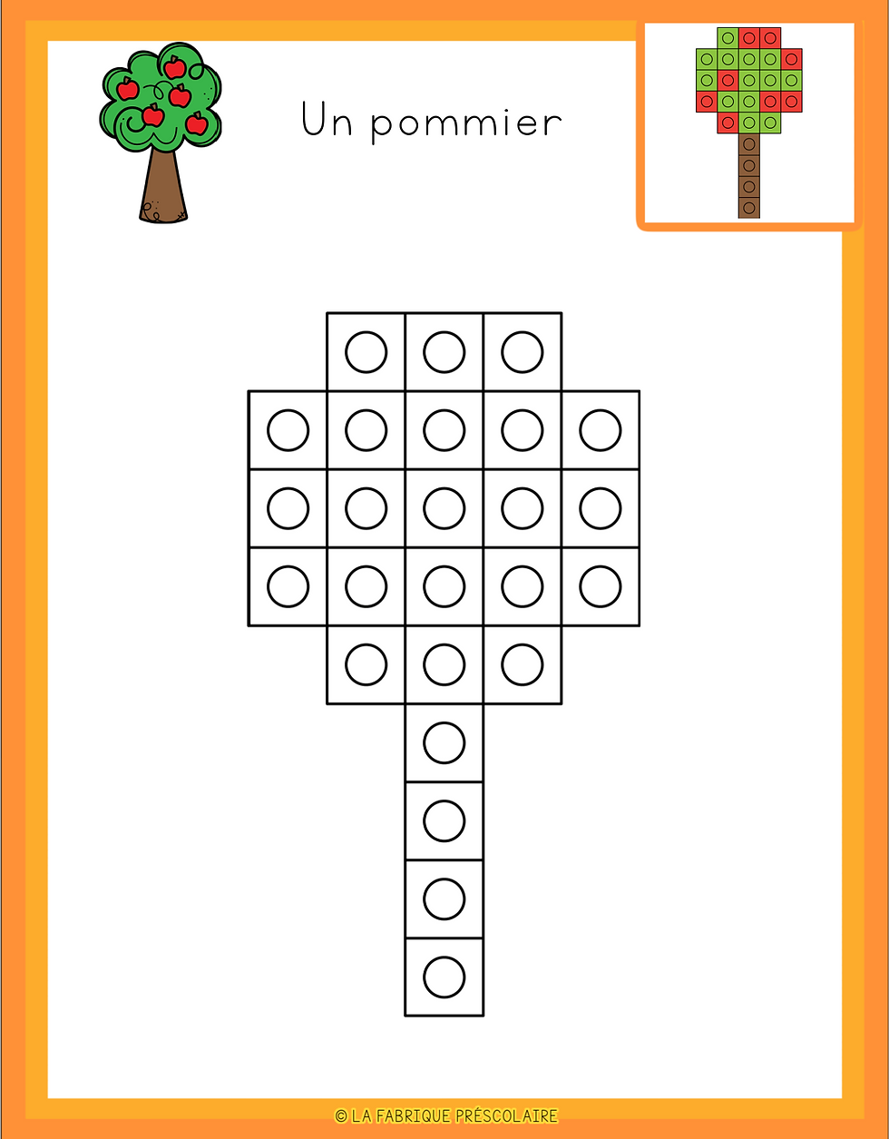 Miniature : Snap cubes de l'automne