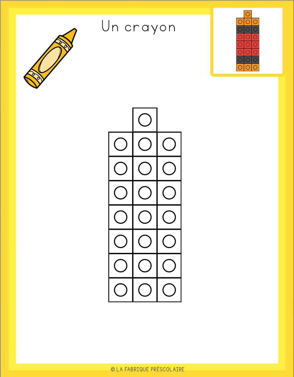 Miniature : Snap cubes de la rentrée