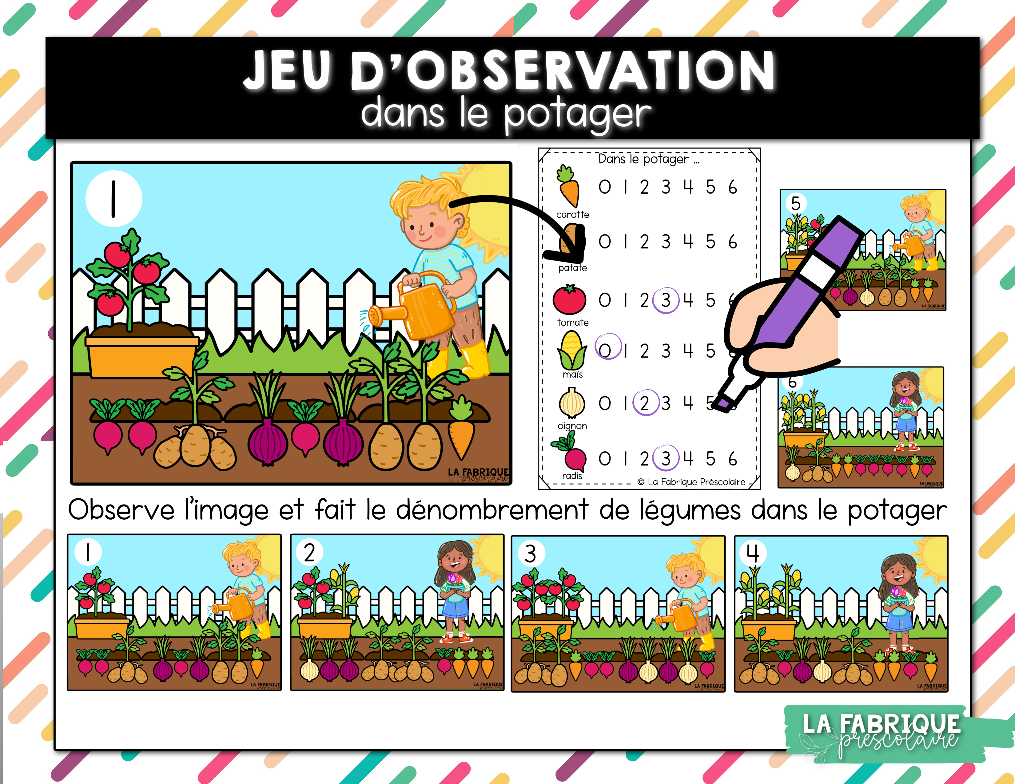Dans le potager