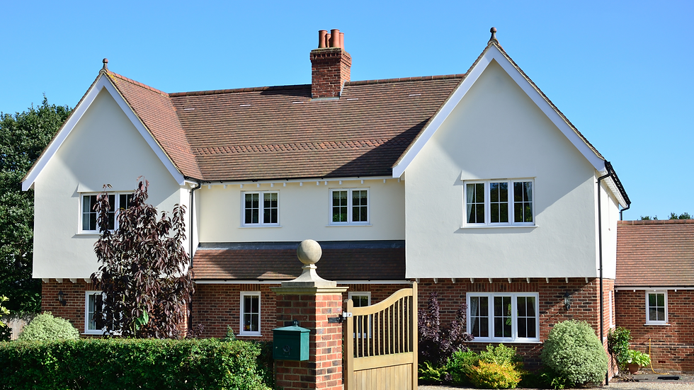 Large English Home with External Render
