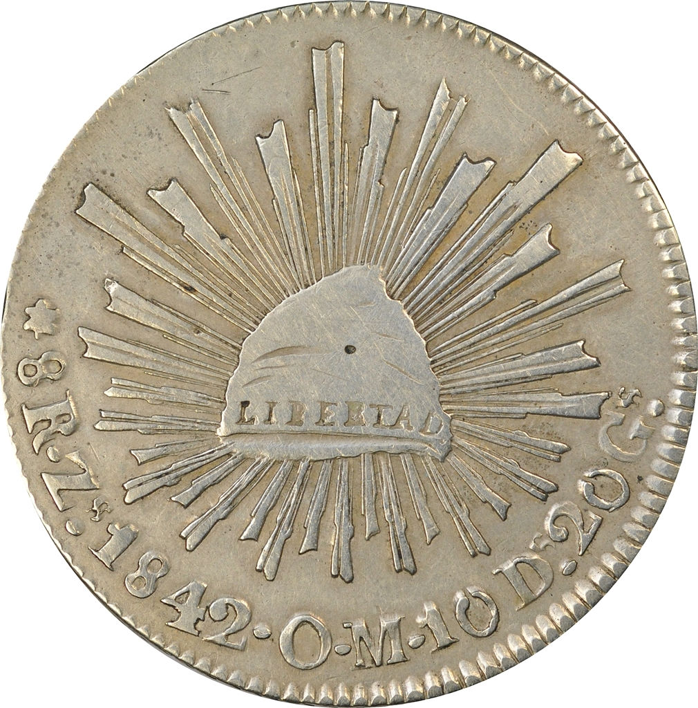 1842 8R. ZsOM9-HZ. Contemporary Counterfeit