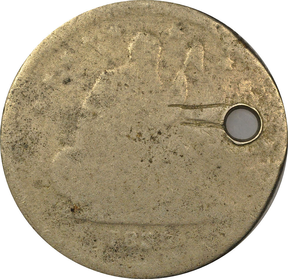 1839-O Seated Quarter TD.1-TD.A 'New Orleans Quarter' family