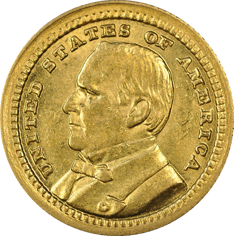 1903 Gold Dollar. Louisiana Purchase. McKinley