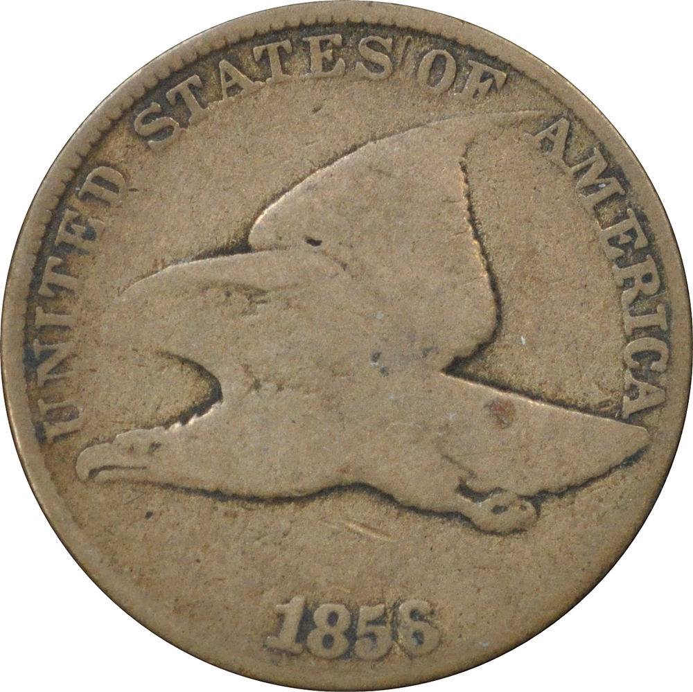 '1856' Flying Eagle Cent Altered from 1858