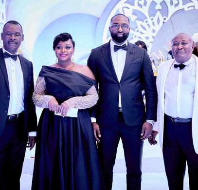 Chairman Godfrey Kirumira with Rema Namakula and Husband