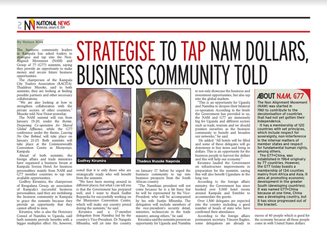 A Gateway to Business Prosperity: Seizing the NAM and G77 Summits. 