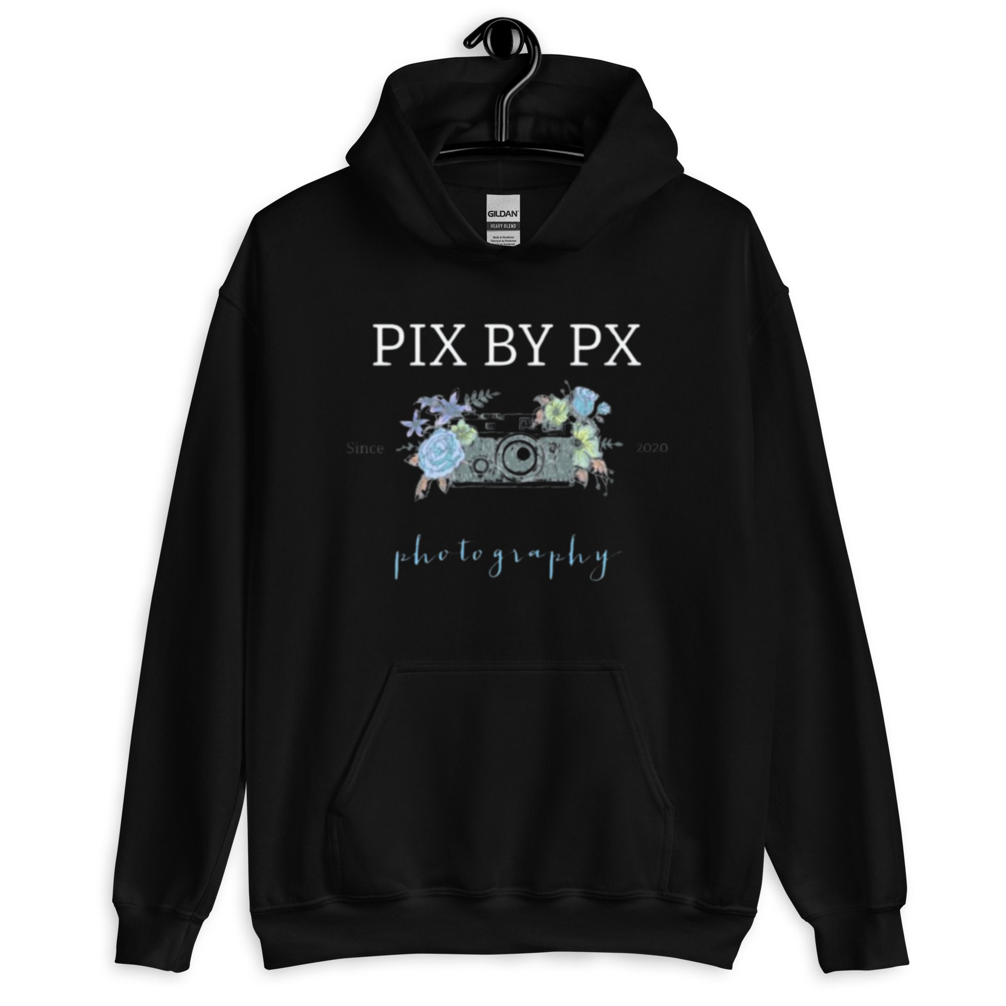 Blue Blacked out PixByPX Unisex Hoodie