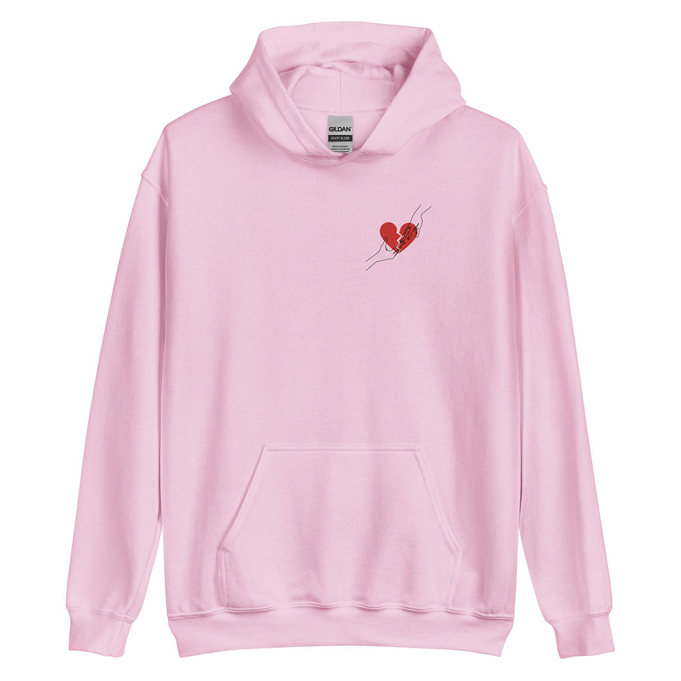 Thumbnail: Anti Valentine Club Unisex Hoodie