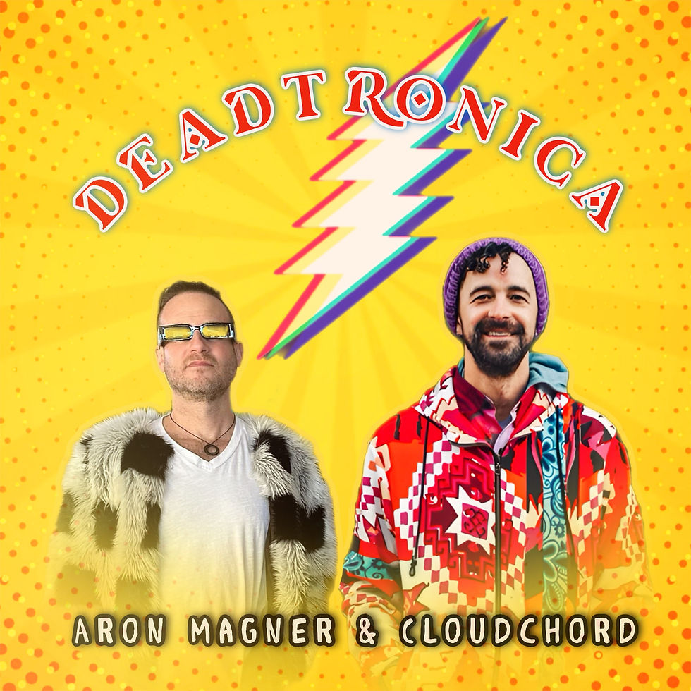 Deadtronica album art: Aaron Magner & Cloudword