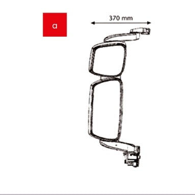 Miniatura: SPECCHIO RETROVISORE ESTERNO COMPLETO IVECO STRALIS TRAKKER EUROCARGO TECTOR DA 