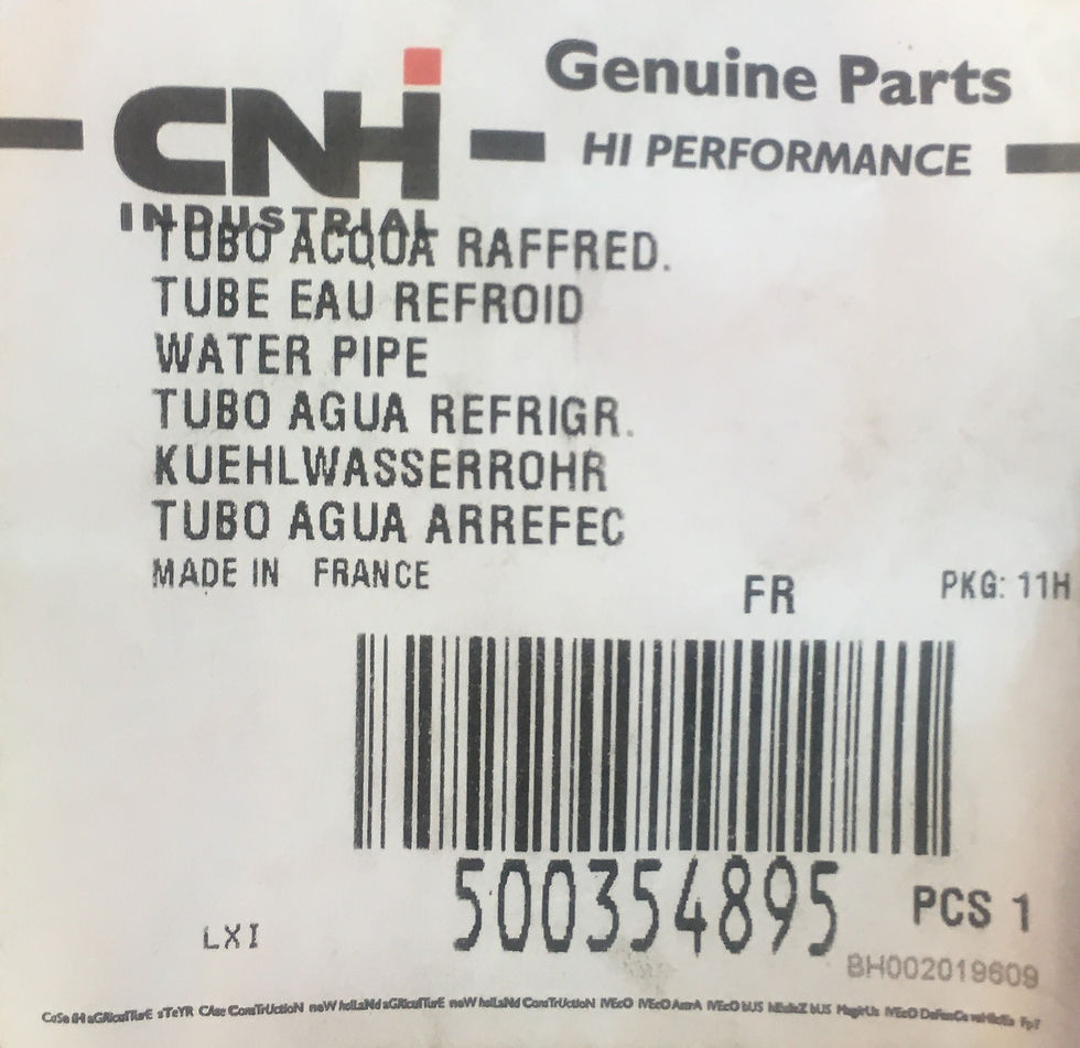 Miniatura: 500354895 TUBO ACQUA RAFFREDDAMENTO COMPRESSORE IVECO STRALIS TRAKKER ASTRA