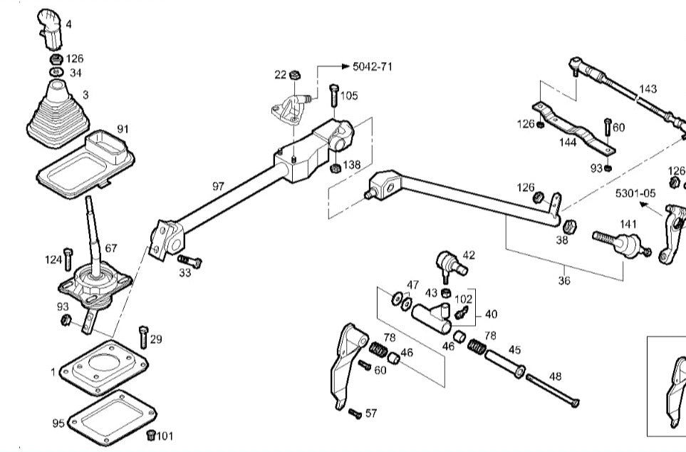Miniatura: 98475021 CUFFIA LEVA MARCE IVECO STRALIS TRAKKER EUROCARGO TECTOR