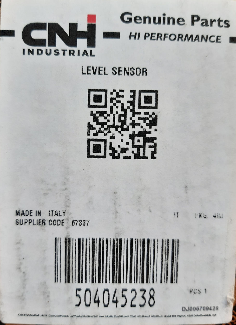 Miniatura: 504045238 GALLEGGIANTE SERBATOIO GASOLIO IVECO EUROCARGO TECTOR