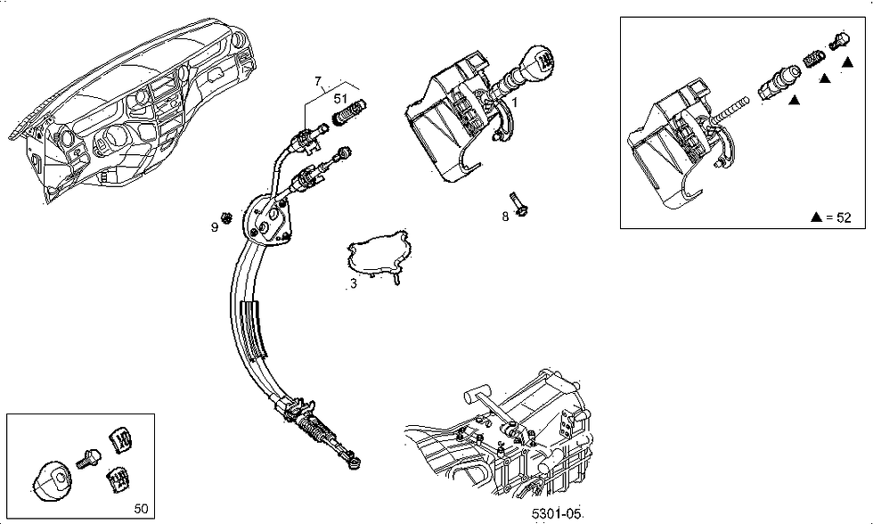 Miniatura: 5801260777 LEVA COMANDO MARCE IVECO DAILY > 2006 6 VELOCITÀ