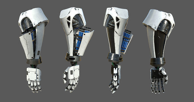 robot-arm-for-art-white-3d-model-rigged-max-obj-fbx-spp