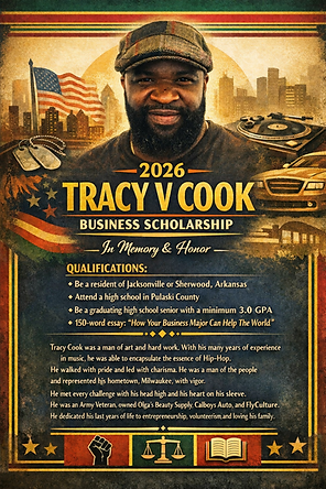 Tracy V. Cook Buisness Scholarship Flyer.png