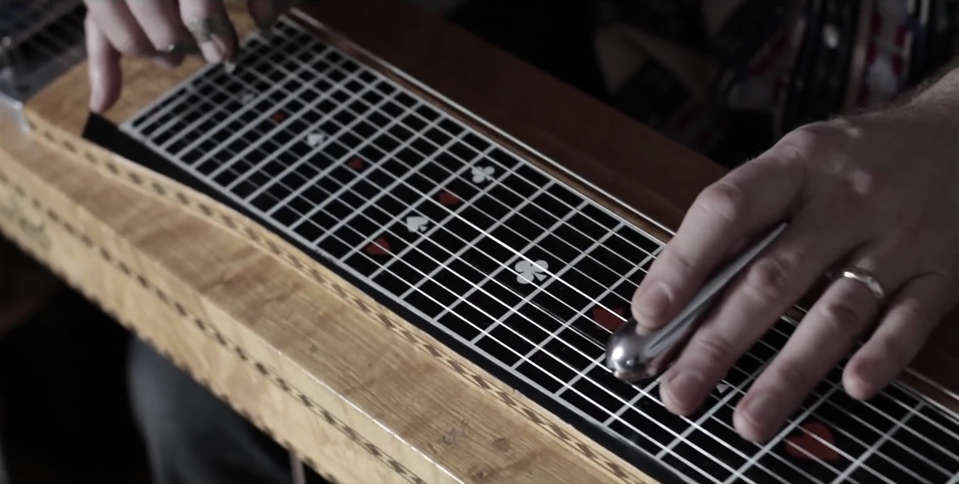 Francois on the pedal steel