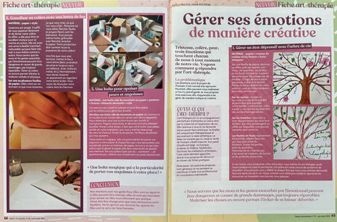 magazine, plaisirs de peindre, art-thérapie, diane rousseau