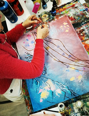 Art-thérapie, séance adulte, Diane Rousseau, art-thérapeute RNCP