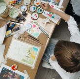 art-thérapie en visio, art-thérapie à distance, art-thérapie, grimoire créatif, astro-créativité,