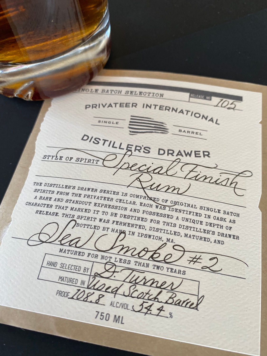 Privateer Distiller’s Drawer Sea Smoke #2