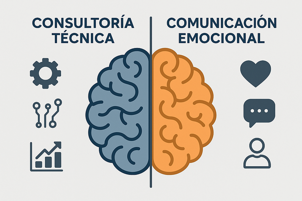 Las decisiones racionales deben ser comunicadas emocionalmente. En ABOF combinamos diagnóstico y conexión humana.