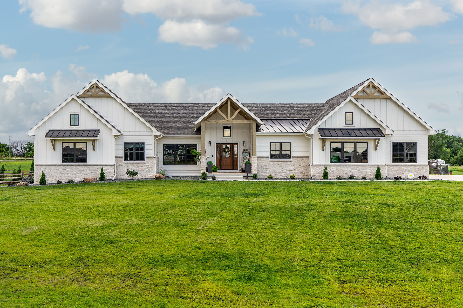 exterior shot of front of house