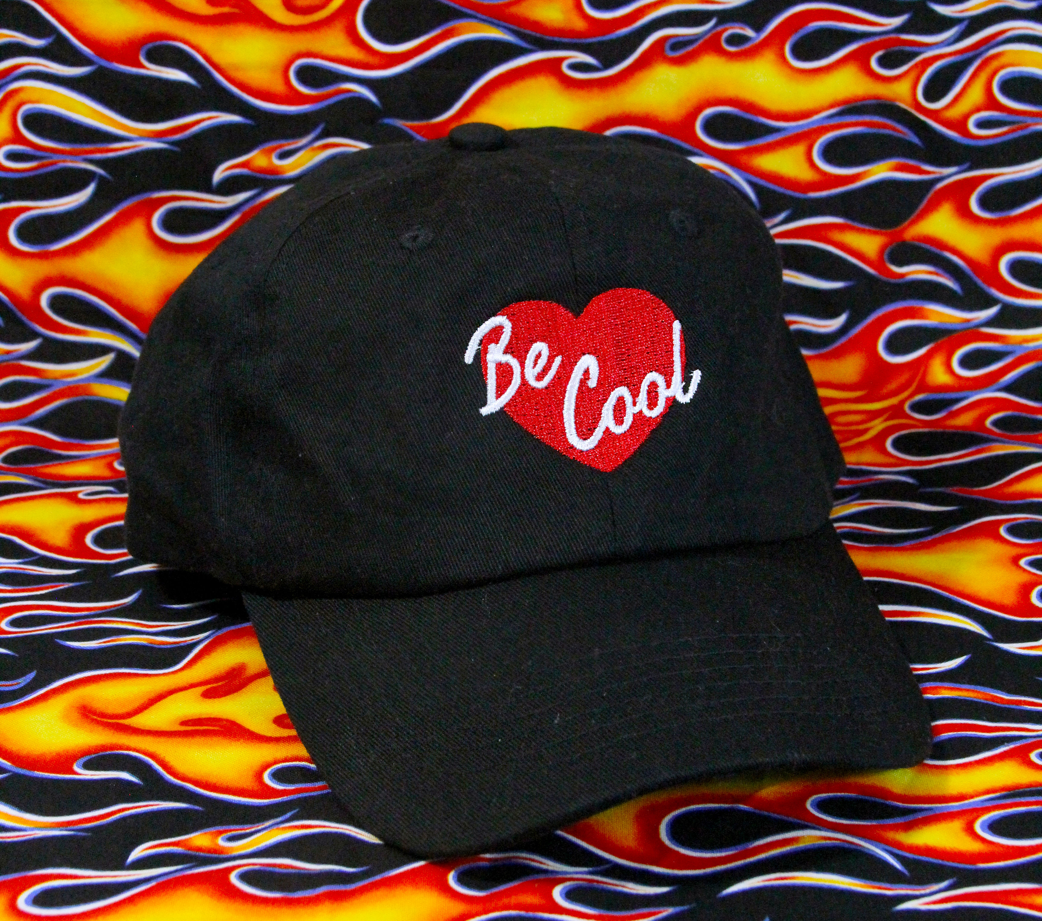'Be Cool' Relaxed Soft Embroidered Cap
