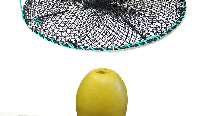 24"  Foldable Prawn Trap with Mesh Size:1-1/8“ & Accessories PRN58+PNQ3+HA2