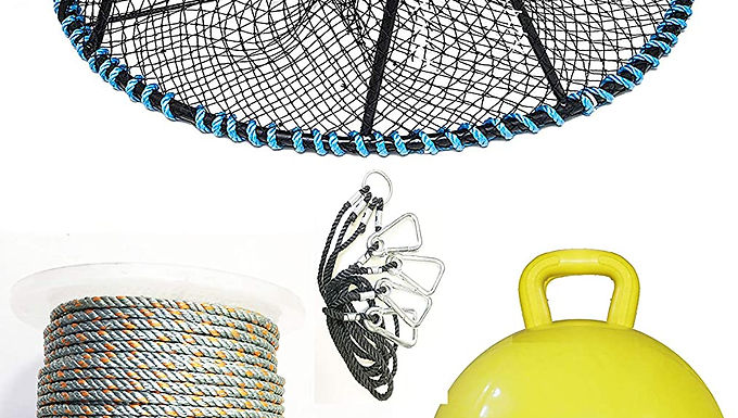 30"X20"X12" Vinyl Coated Tower Style Prawn Trap & Accessories (CT130+PHL5+HA5)