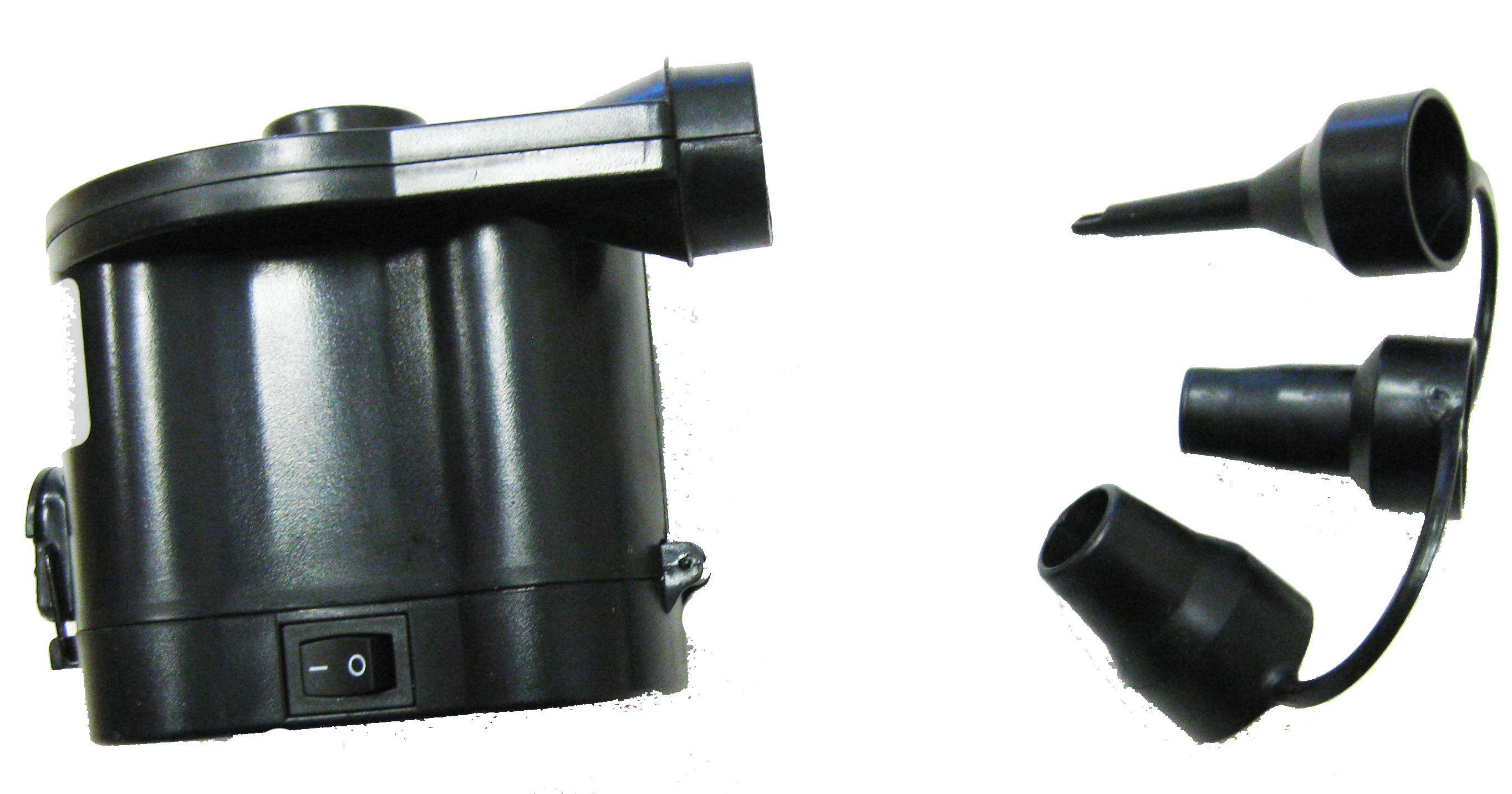 DC air pump opreated by 4 "D" cell batteries (battery sold separately)
