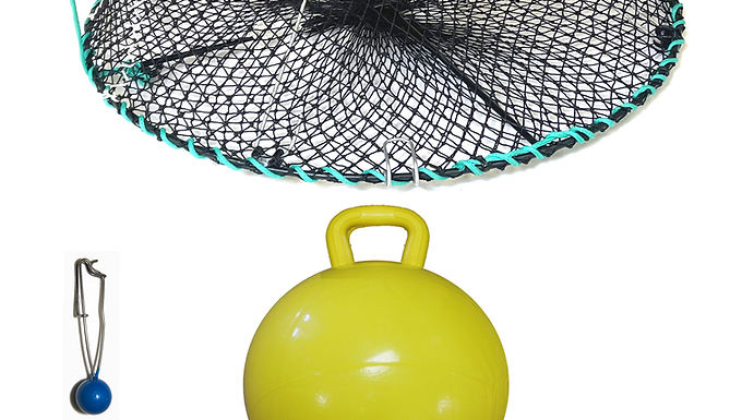 24"x12"  Foldable Prawn Trap with Mesh Size:1-1/8“ & Accessories (PRN58+PBPH5)