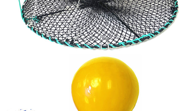24"x12"  Foldable Prawn Trap with Mesh Size:1-1/8“ & Accessories (PRN58+PHMH30Y)