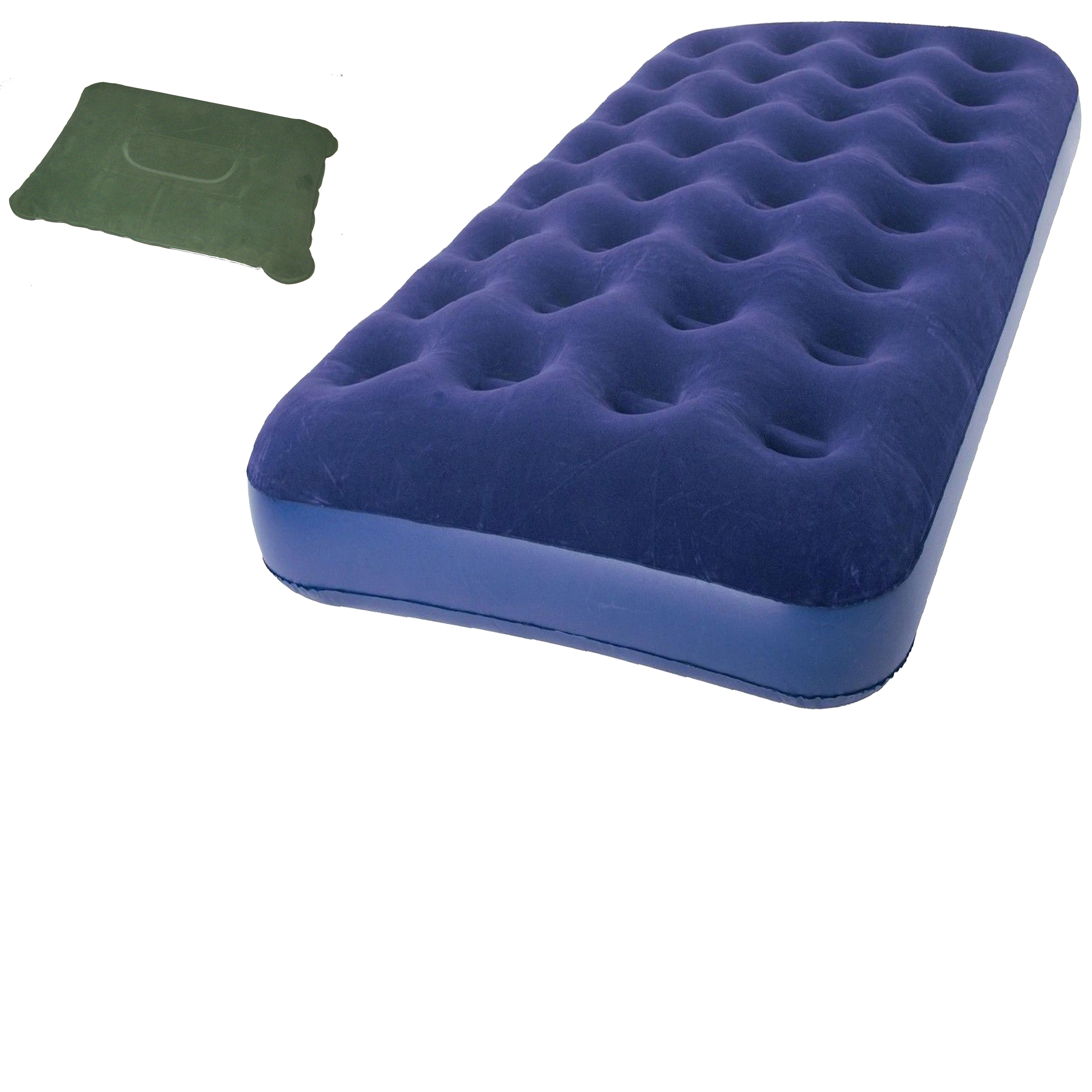 Zaltana Twin Size Air Mattress(Size:73"x38"x7.5") with Pillow (AMN+PL1)