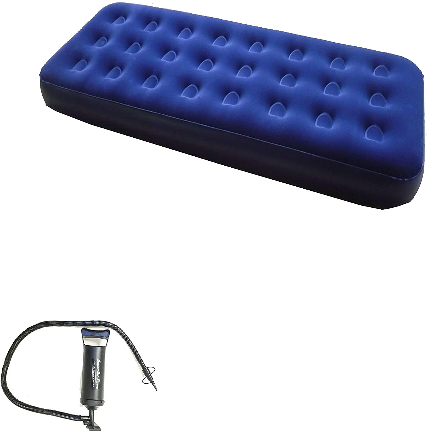 zaltanasinglesizeairmattresswithdoubleactionairpumpcapacity