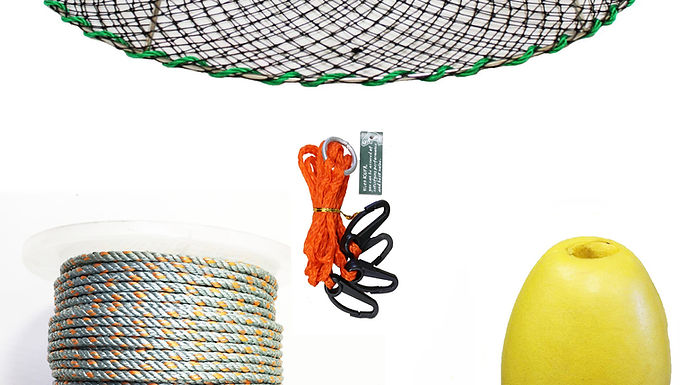 30" Tower style stainless steel prawn trap & Accessories combo(CT77+PNQ1+HA2)