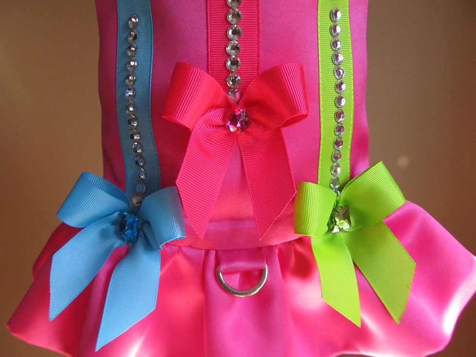 Thumbnail: Pink Voltage Couture Dog Harness