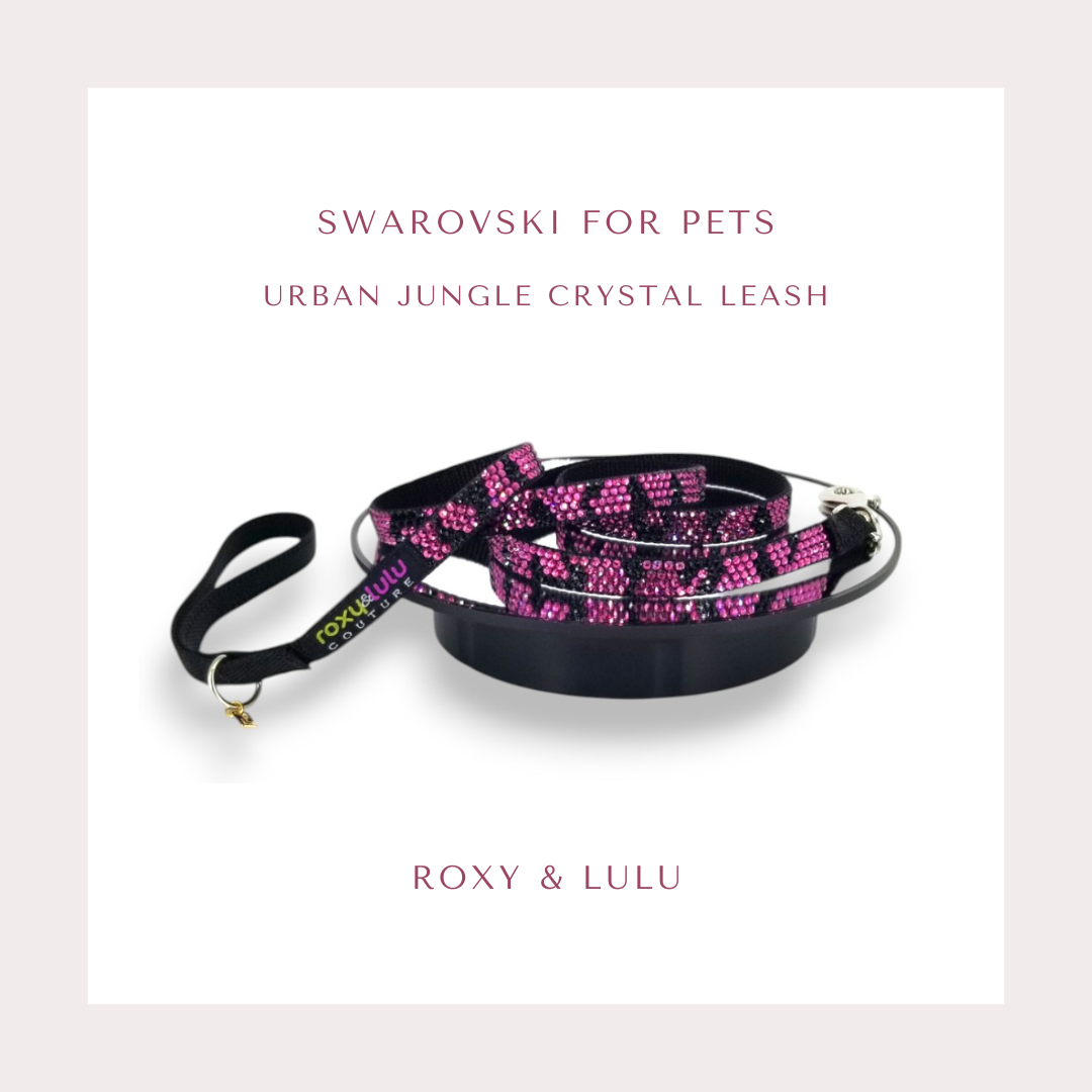 Urban Jungle Crystal 4ft. Dog Leash