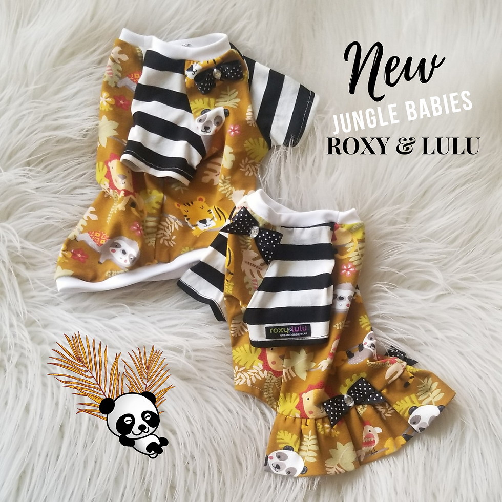 Thumbnail: Safari Animals Raglan Dog T-Shirt