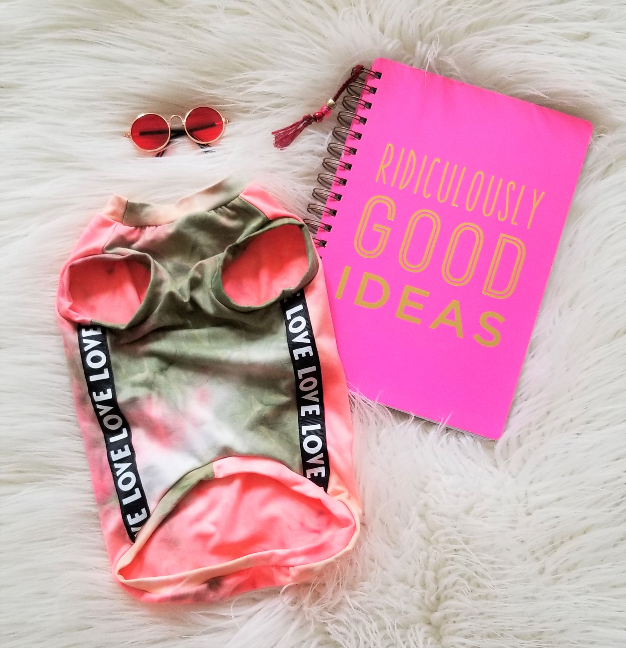 Coral Reef Love Dog Tank