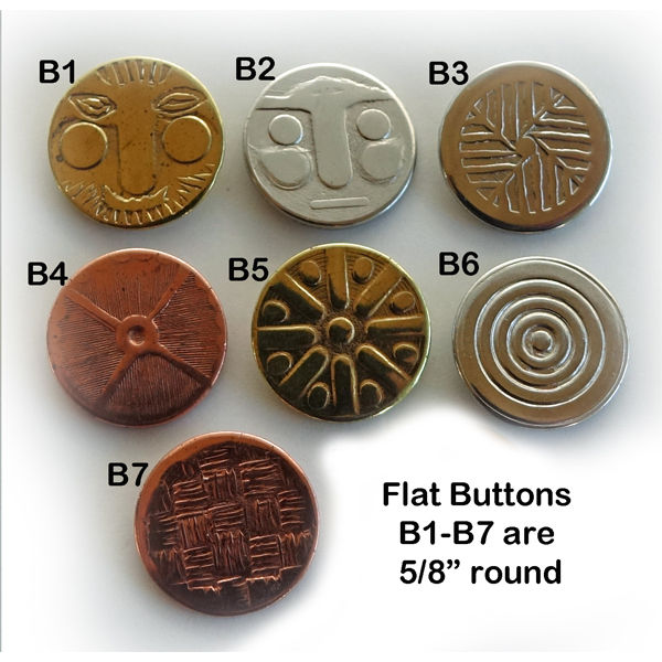 Flat Specialty Buttons
