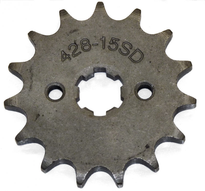 Pignon sortie de boite 428 15 dents