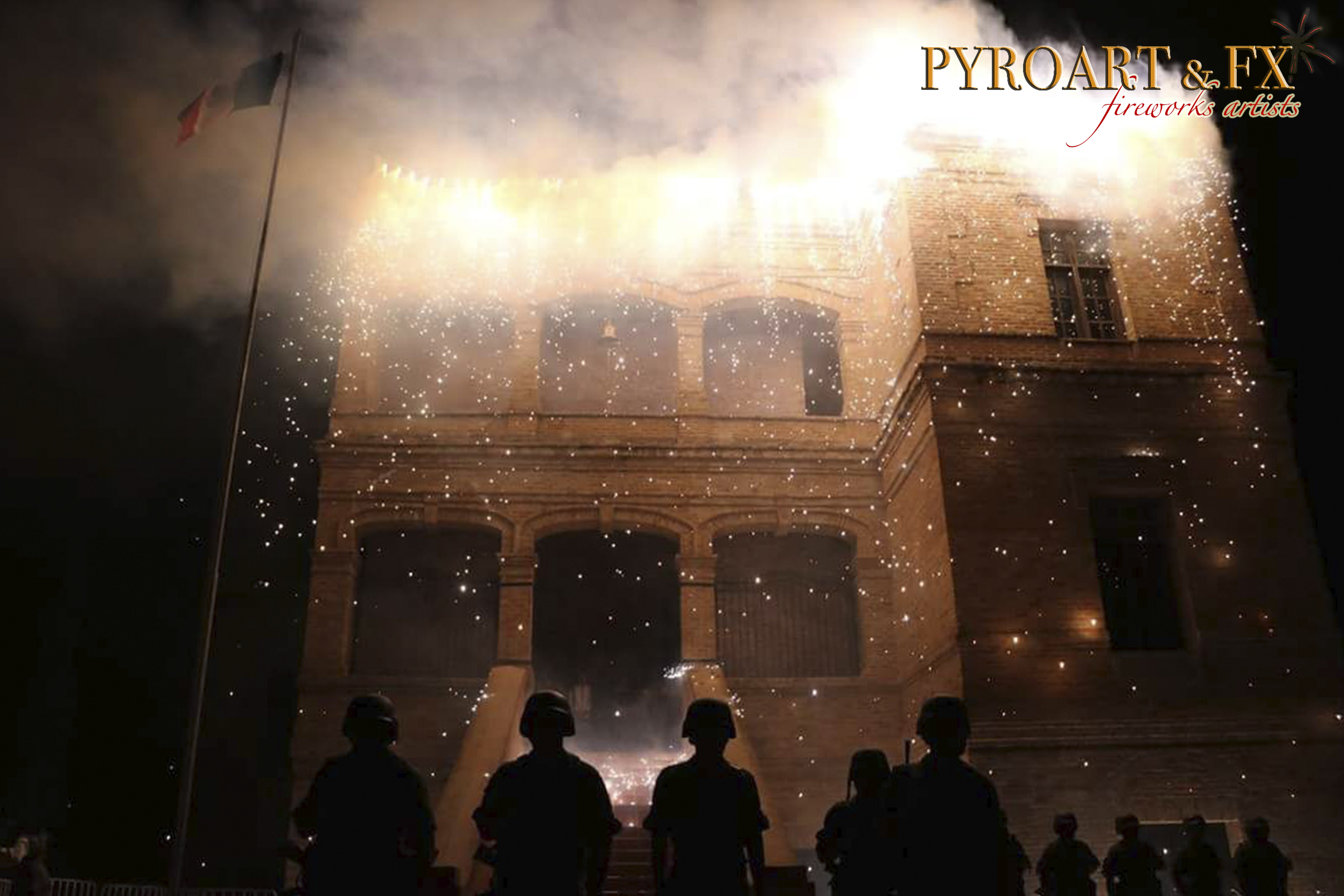 PYROART & FX - CASCADA RIO BRAVO